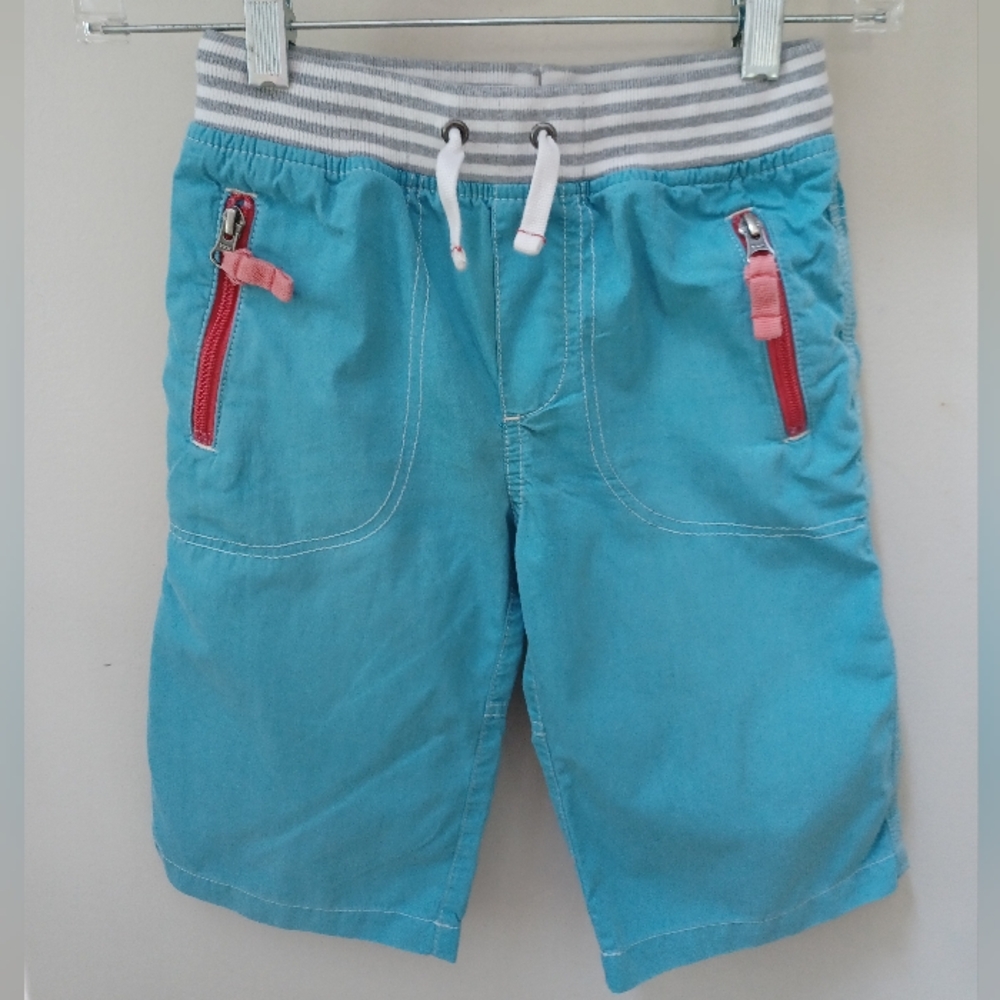 Mini Boden Blue Pull On Adventure Shorts 7 Years